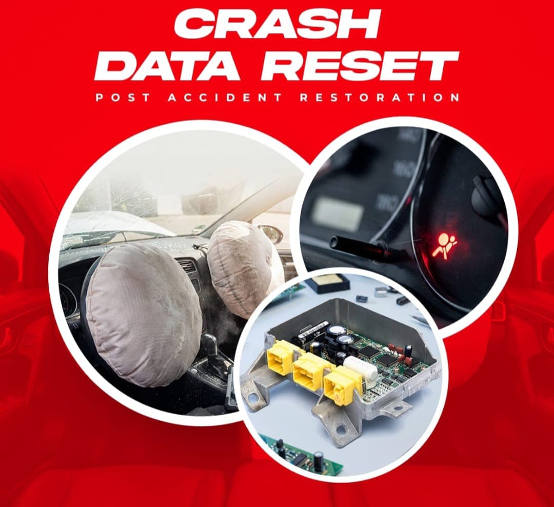 srs airbag module repair & crash data reset